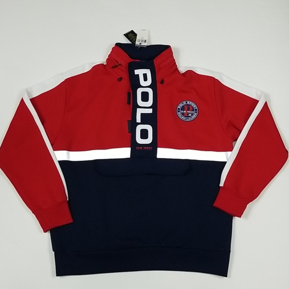Polo Ralph Lauren Other - Polo Ralph Lauren Hood Enclosed Half Zip Up